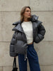 Winter Warm Cotton Puffer Jackets Women's Loose Parkas Coat Vintage Bread Jacket Outwear Office Ladies Quilted Jacket