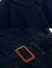 Women's Denim Long Dress Autumn Texture navy blue Women's Business Long Dress