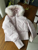 Fur Collar Hoody Slim Waist Bread Parkas Elegant Warm Women Clothing Lovely Zip Patchwork Casual Coats