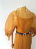 Yudx Pleated Fall Handmade Pleated Women's Dresses Loose Plus Size Women's High Smocked Dress Long Dress