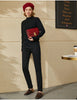 Minimalism Jeans for Women Autumn Slim Feet Casual All-match Cotton Slight Strech Ankle-Length Pants 12514004