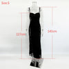 Black Lace Sheer Long Dress For Women Autumn Sexy Hollow Side Slit Maxi Dresses Party Club Bodycon Elegant Dress
