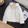 Autumn Winter Women Windbreaker Jacket Windproof Solid Long Sleeve Outdoor Sport Hooded Thin Coat Jacket For Women