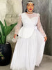 Africa Clothing Elegant African Dresses for Women Spring Plus Size Wedding Party Long Dress Dashiki Ankara Outfits Robe