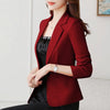 Spring Autumn Women Suit Jacket Korean Slim Short Casual Blazers Female Temperament Solid Color Suit Top