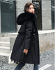 Winter Jacket Women Parka Clothes Long Coat Wool Liner Hooded Jacket Fur Collar Thick Warm Snow Wear Padded Parka