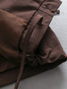 Safari Style Flowing Stand Collar Scarf Ribbons Long Sleeves Top Autumn Korean Style Solid Color Women's Coats