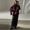 Solid Women's Cotton Coats O-Neck Full Sleeve Loose Zippers Lady Thicken Padded Coat Winter Casual Female Jackets