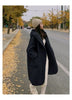 Autumn Winter Korean Loose Women Down Cotton Coat Hooded Medium Length Cotton Coat Large Pocket Windproof Coat