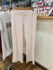 Pink Striped Cute Wide Leg Pants Women Autumn Low Waist Drawstring Trousers Female Sweet Preppy Style Sport Sweatpants