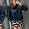 Women Zebra Print 2 Piece Set Round Neck Cropped Jacket Mini Skirt Set All Matching Suit Female Autumn Street Office Outfit