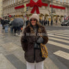 Winter Brown Belted Faux Fur Coat Women Thick Warm Long Fox Fur Jacket Chic Brand Girls Furry Overcoat