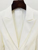 High Street Designer Runway Suit Set Women's Lacing Belt Blazer Pleated Zip Pants Set 2pcs Set