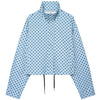 Polka Dot Bomber Jacket Women's Jackets Demi-Season Oversized Long Sleeve Top Outerwear Aviator Plus Size Zip Up Crop Coats