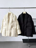 Lagabogy Winter Belt Waist-Tight Elegant Warm 90% White Duck Down Jacket Female Long Sleeve Solid Color V-neck Puffer Coat
