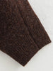 Women Single Breasted Knit Cardigan Long Sleeve O Neck With Pockets Spring Jacket Female Elegant Brown Coat