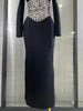 Sparkly Crystals Women Long Sleeve Sexy Bodycon Long Bandage Dress Evening Party Elegant Red Carpet Birthday Outfit