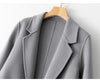 Women's Coat Pure Wool Plaids and Tweedst Camel Women's Coat Elegant Trench Coat