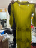 Elegant Women Pleated Dress O Neck 3D Floral Long Sleeves Fungus Spliced Design A-line Dresses Party 2AA1375