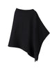 Irregular Draping Knitted Shawl Jumper Knitwear Loose Elegant Cape French Minimalist Cloak Knit Sweater Women Top Spring