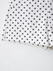 Polka Dot Shorts Sets For Women Outfits Long Sleeve Zipper Turtleneck Jacket Coat Spring Woman Elegant 2 Piece Set