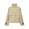 Mujer Short Women's Trench Coat Double Breasted Windbreaker Woman Belt Winter Coats for Women Outdoor Coats Outerwears