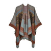Winter Poncho Women Capes Scarf Imitation Cashmere Ladies Scarves Warm Shawls Wraps Woman Ponchos Bufanda Mujer Foulard