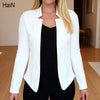 Women Long Sleeve Cardigan Casual Suit Jacket Spring Female Top Autumn Professional Wear Korean Coat S-5XL