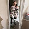 3d Flower Blazer Coat Women Casual Long Sleeve Lapel Single Breasted Loose Jacket Female Autumn Winter Chic Lady Outwear
