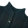 Pleated Clothing For Women Long Sleeve Stand Collar Doulble Pockets Loose Dress Vestido YF576