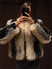 Street Faux Fur Panelled Women Short Coat Elegant O-neck Single Breasted Full Sleeve Female Outwear Winter Lady Jacket