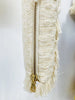 High Street Designer Women's Tassel Fringed Tweed Trimmed Jacket