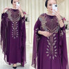 Abayas For Women Dubai Chiffon Boubou Muslim Dress Caftan Marocain Wedding Party Occasions Djellaba Femme