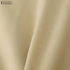 Elegant Chic Women's Lightweight Blazer Autumn O-Neck Long Sleeve Open-Front Solid Color Outerwear Office Lady S-3XL