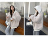 Spring Winter Hairy Shaggy Soft Thick Warm Faux Fur Coat Women with Hood Fluffy Jacket Fake 2 Piece Clothes