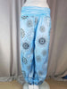 Women's Pants Floral Printed Patchwork Pleaded Harem Pants Bohemian Female High Waist Wide Leg Trousers Casual Ladies Streetwear