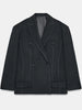 Elegant Quilted Blazer Pant Suits Women Chic Loose Lapel Double Breasted Jacket Wide Leg Trousers Spring Patchwork Set Lady
