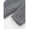 Women With Pockets Grey Front Zipper Jackets Vintage Lapel Neck Long Sleeves Female Chic Lady Outfits