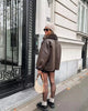 Mujer Woman Thick Faux Leather Jackets for Women Autumn Winter Warm Coats Female Demi-season Plush Jacket Women Outerwears