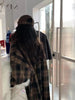 Plaid Blouse Women Spring And Autumn -style Retro Outer Wear Long-sleeved Shirt Loose Jacket Ladies Clothes