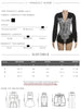 Basic Jacquard Patchwork Jacket Women V-Neck Single-Breasted Full Sleeve Fall Office Street Skinny Chic Crop Coat