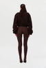 Women Cropped Teddy Fleece Jacket Half Zip High Neck Long Cuff Sleeve Loose Casual Autumn Winter Fuzzy Warm Outerwear
