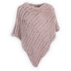 Women's 100% Real Natural Rabbit Fur Knitted Pullover Poncho Lady Cape Genuine Fur Shawl Warm One Size