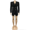Elegant Women Blazer Women Autumn Winter Streetwear Robe Femme Blazer Style Bodycon Midi Dress Female Clothing