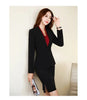 Pink Women Blazer Formal Business Office Lady Work Suit Pockets Jackets Slim Female Casual Top Korean Suit Coat Spring Autumn