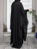 Women Chiffon Abaya Eid Mubarek Muslim Dresses Robe Long Sleeve Hijab Vestidos Abayas For Women Isamic Clothing