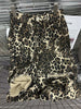 Leopard Ripped Wide Leg Jeans For Women High Waist Patchwork Button Loose Denim Pant Female Clothing