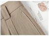Spring Autumn Korean Spring Temperament Pants Women Wide-leg suit Pants Female Trouser Ladies