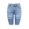 Skinny Jeans for Women High Waist Stretch Denim Trousers Mom Jeans Knee Length Pencil Pants Casual Comfort Trousers Oversize