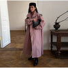 Oversize Women's Stand Collar Trench Coat Full Sleeved Single Breasted Pocket Side Split Long Windbreaker Autumn Lady Outwear